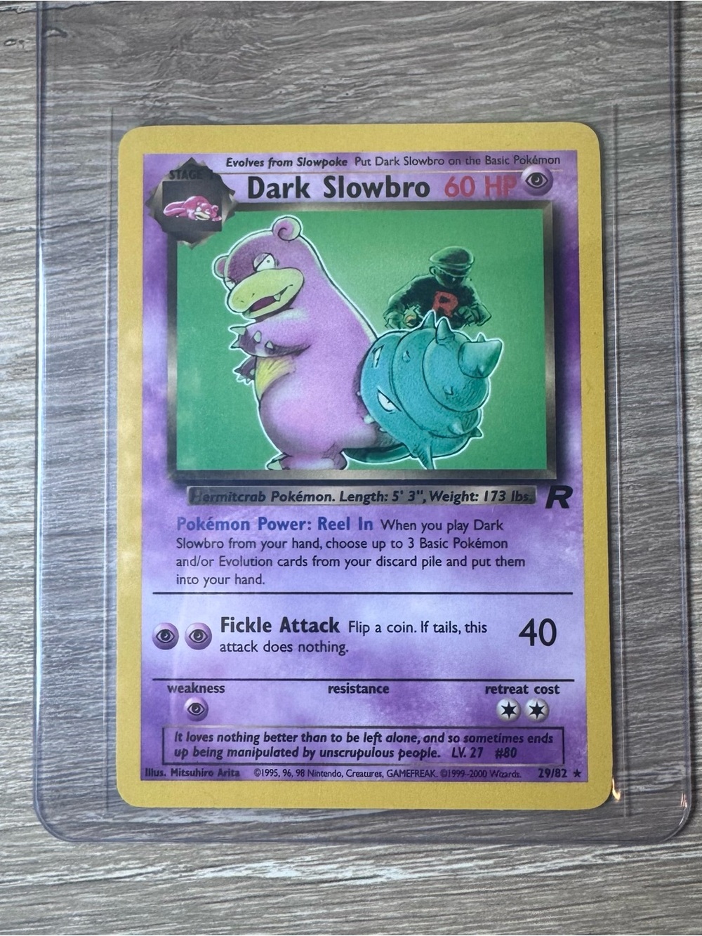 Dark Slowbro #29/Pokemon Team Rocket